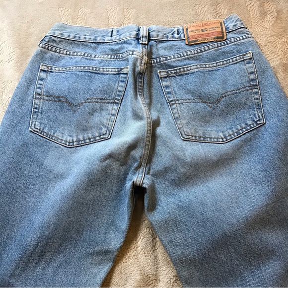Diesel Industry blue cotton straight jeans 32 x 28 - Picture 2 of 7